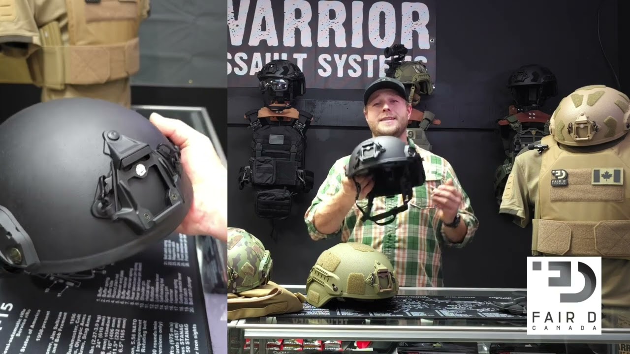 The one of the best ballistic helmet IIIA tested and review the Recon SF from tatou armor