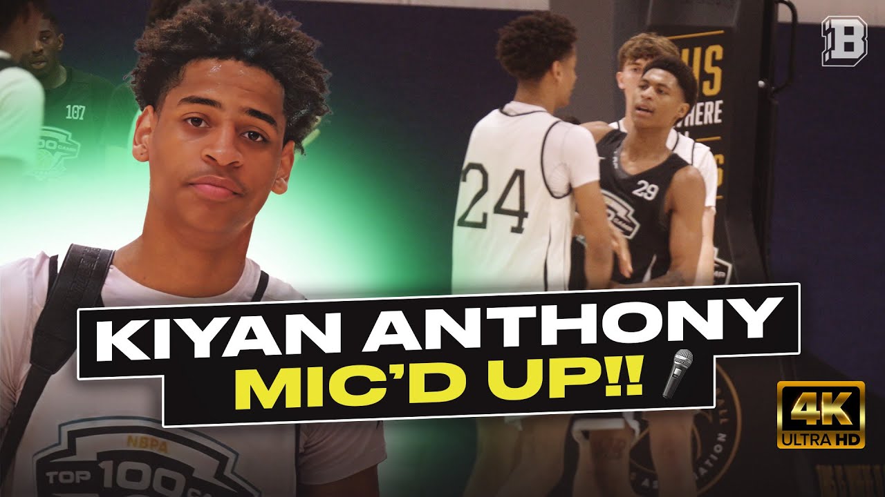 Kiyan Anthony mic'd up against 5-star Meleek Thomas!! | FULL GAME HIGHLIGHTS