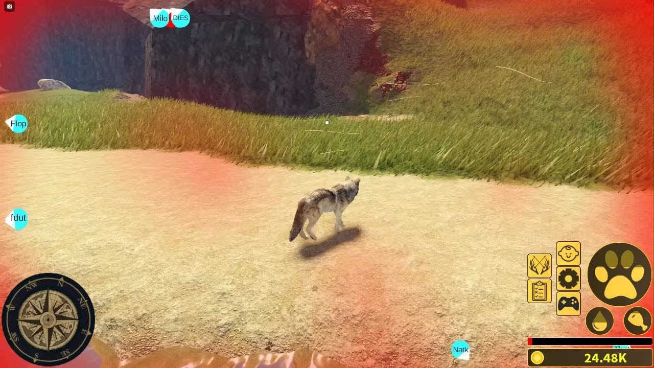 Roblox yellowstone wolf gameplay ps5 RMK