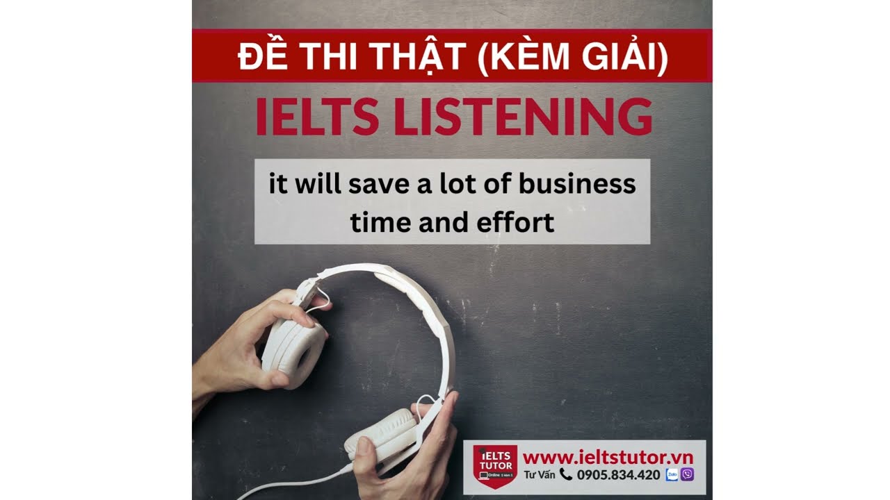 это сэкономит много времени и усилий для бизнеса: IELTS LISTENING Vol 4 Test 3 Section 3