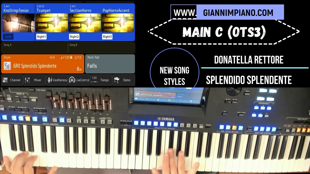 87. SPLENDIDO SPLENDENTE (Donatella Rettore) - SONGSTYLE DEMO Produzione GianniM