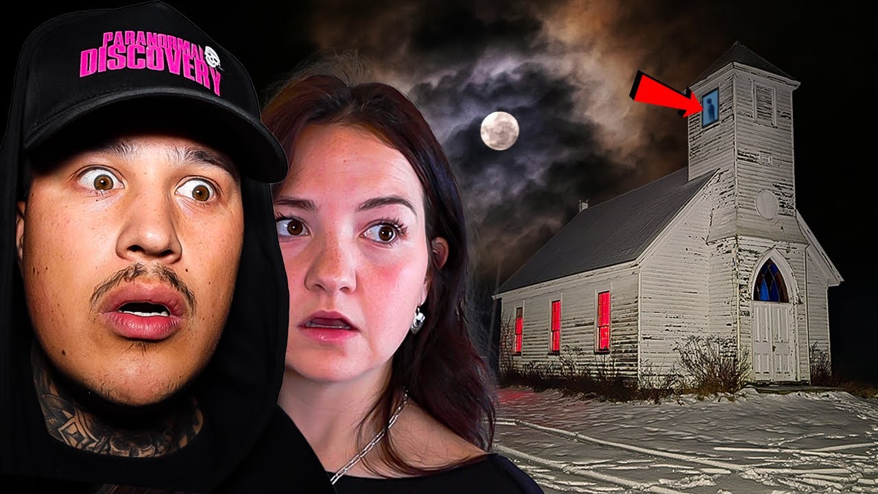 We Stayed In a DESERTED Church & Contacted Something! (HAUNTED CHURCH IN THE WOODS)
