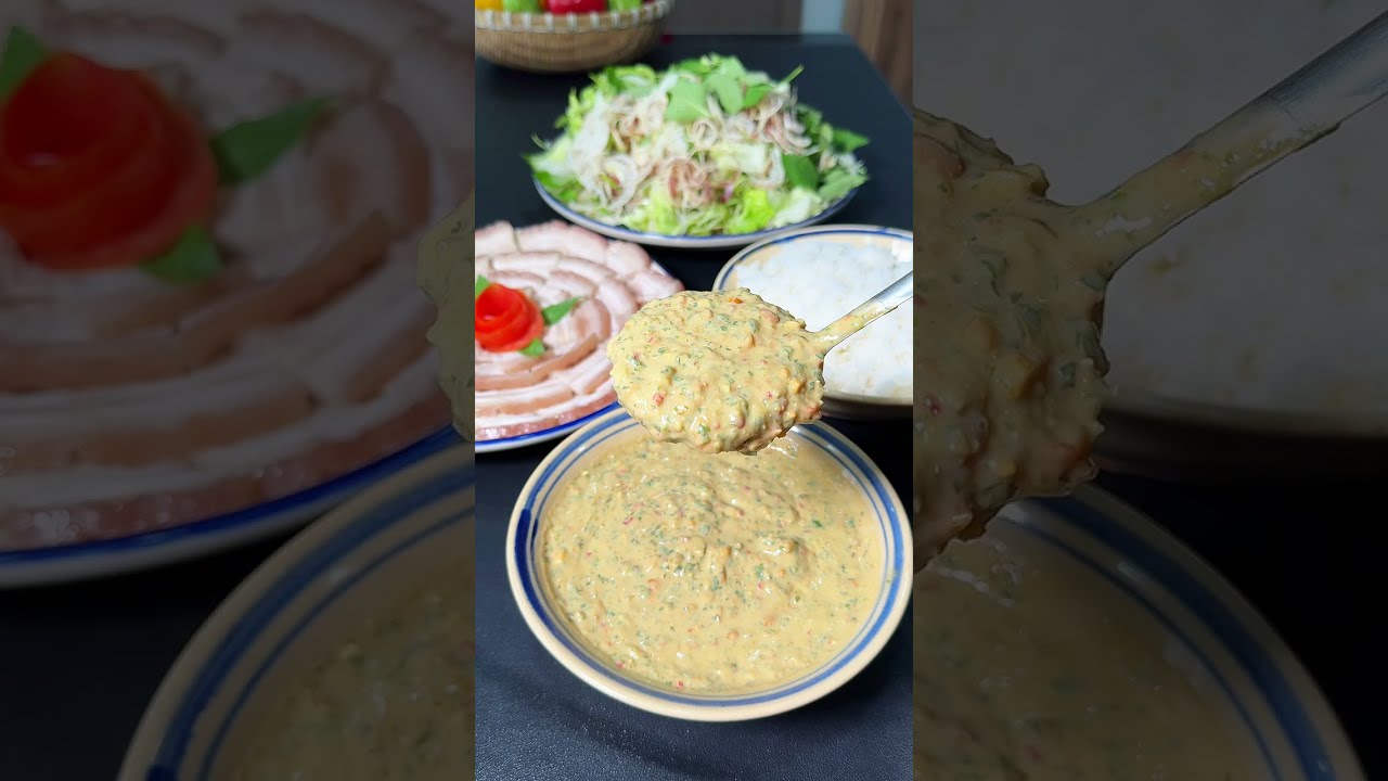 Cách làm nước mắm thấm ăn với thịt giả cầy | Nước chấm đặc sản Tây Ninh