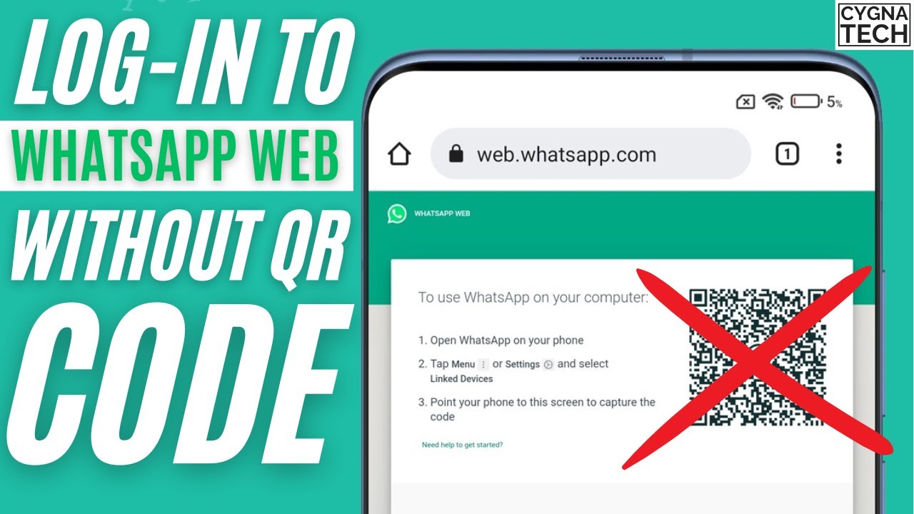 Как войти в WhatsApp Web без сканирования QR-кода | Использование WhatsApp на ПК без QR-кода
