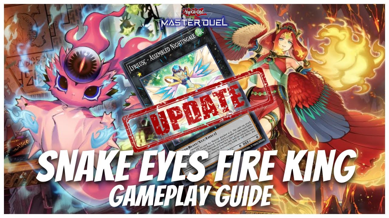 (UPDATED) SNAKE EYES FIRE KING GAMEPLAY GUIDE AND DECK PROFILE | Yu-Gi-Oh! Master Duel