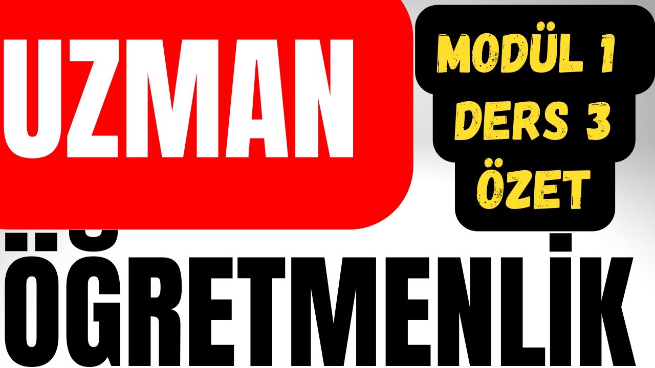 ÖBA Modül 1 Farklılaştırılmış Öğretimde İçerik ve Süreç Farklılaştırma Özeti (Uzman ve Başöğretmen)