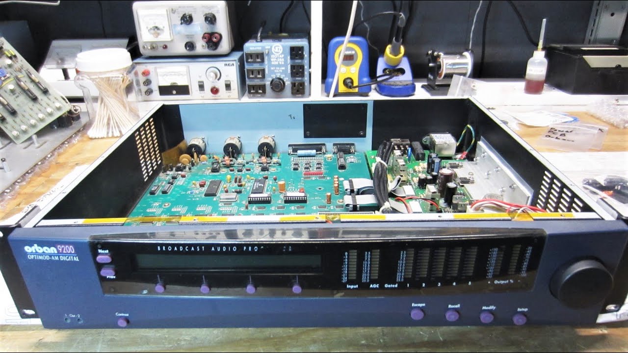 Orban 9200 Processor Repair For Radio Station