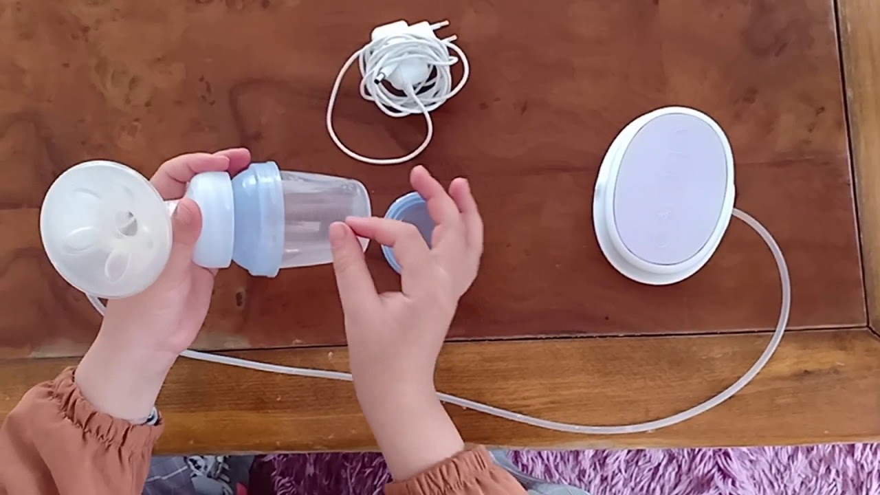 طريقه استعمال شفاطة الحليب tire lait électrique avent وطريقة تخزين الحليب الام