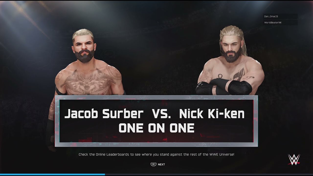 #WWE2K25 - Jacob Surber v Nick K.