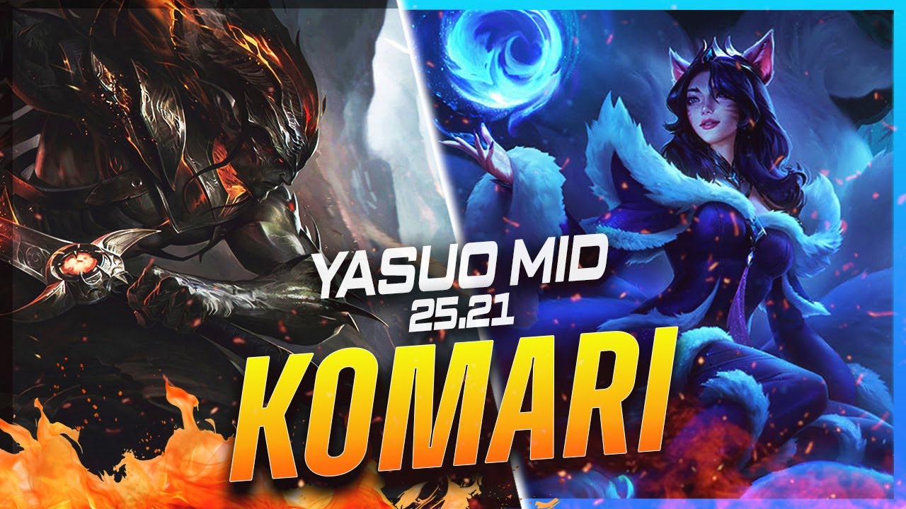 Komari - Yasuo vs Ahri MID Patch 25.21 - Grandmaster Yasuo Gameplay