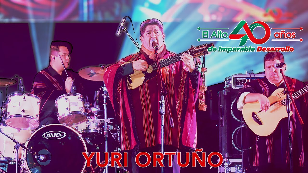 🎵Yuri Ortuño  en vivo  4K✅ - Conmemoración los 40 años de aniversario de la ciudad de El Alto 2025