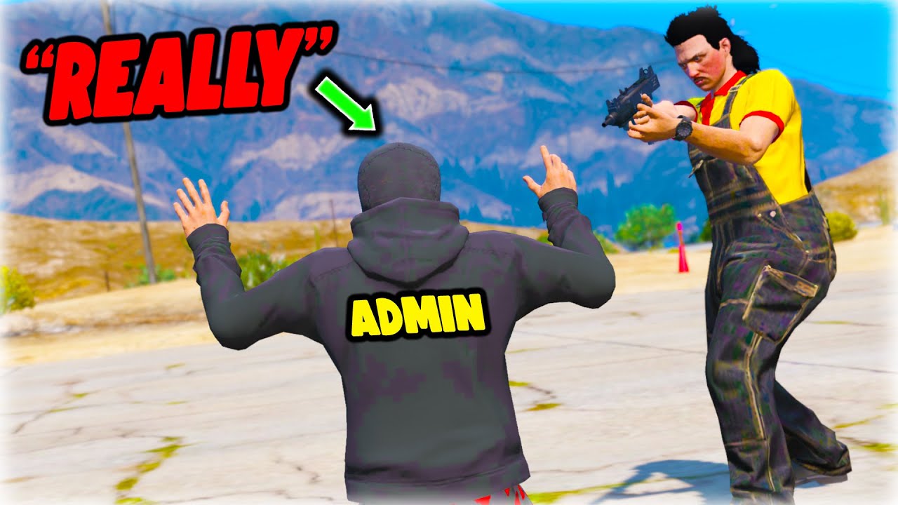 GTA RP - TAKING A SERVER ADMIN HOSTAGE | #Shorts
