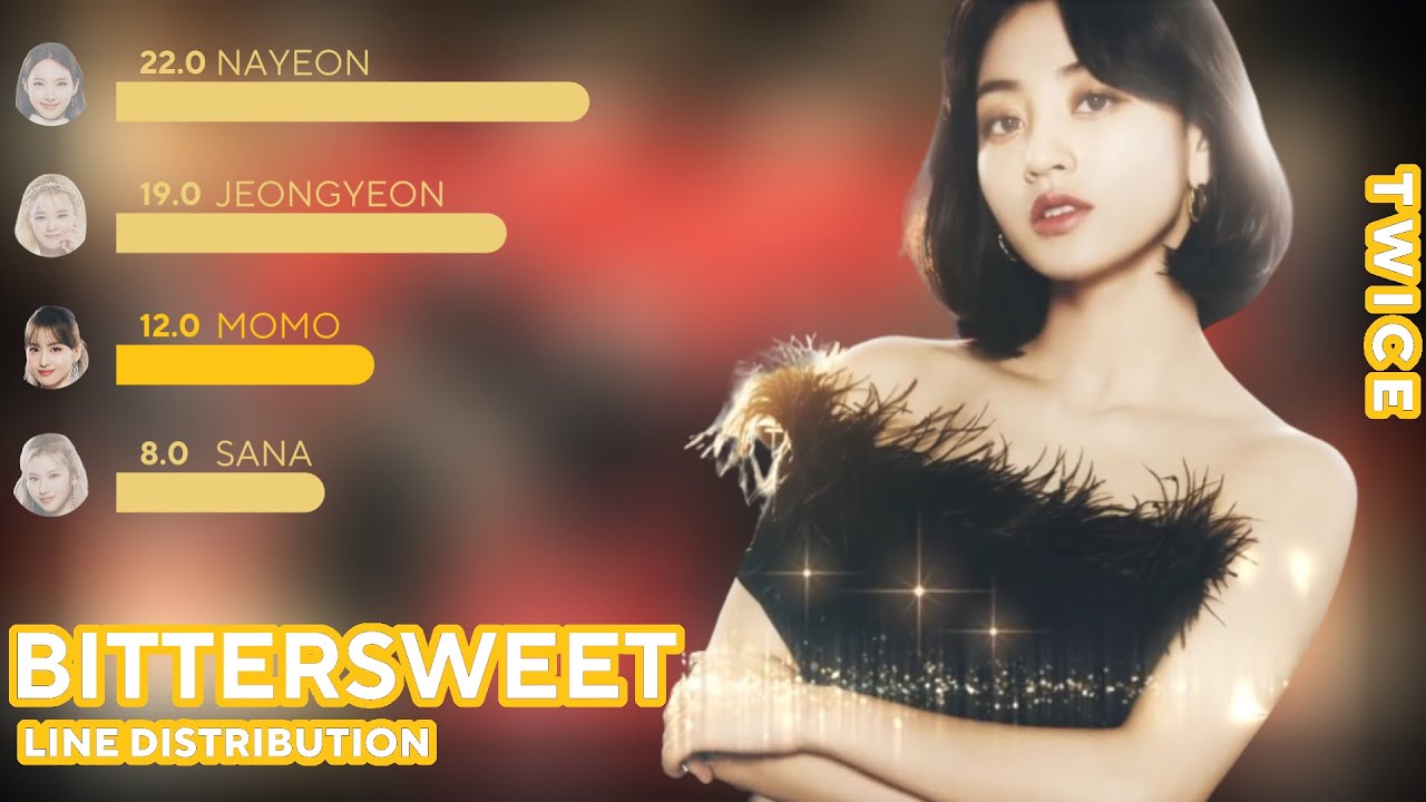TWICE - BITTER SWEET (LINE DISTRIBUTION)