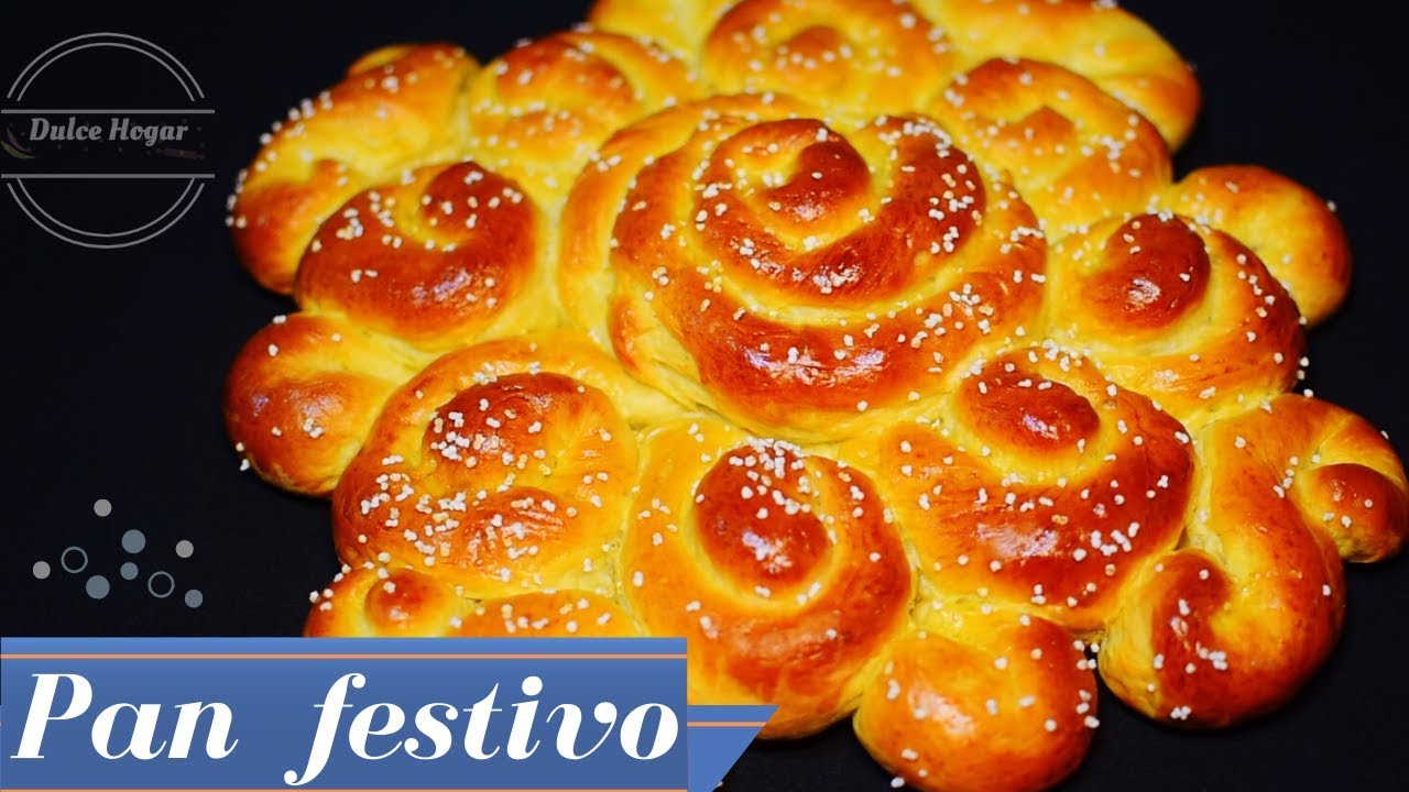 PAN FESTIVO|Pan de MESA Suave y esponjoso! Dulce Hogar Recetas