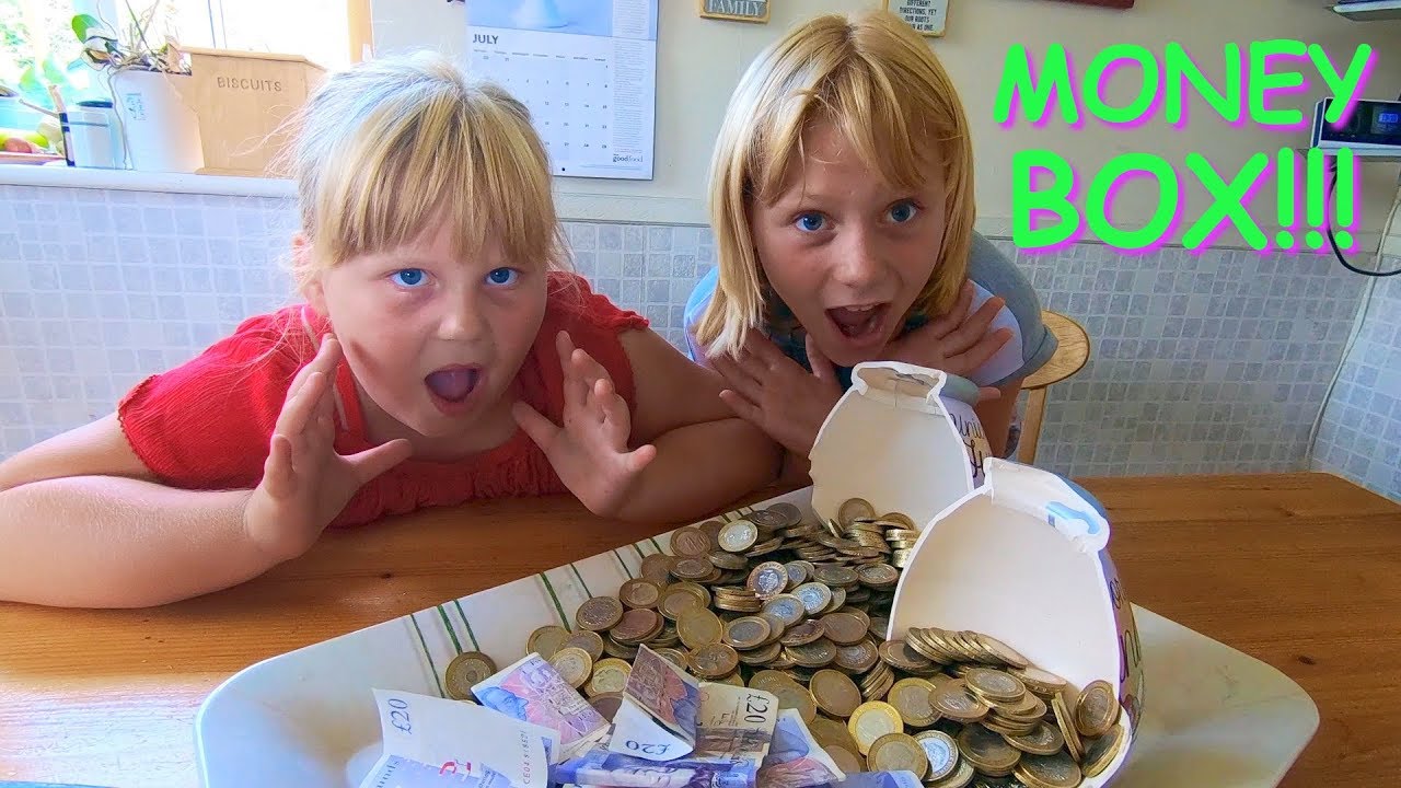 Smashing open money box!!!