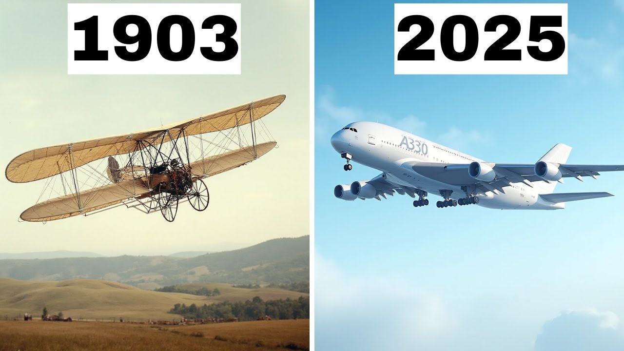 L'INCROYABLE histoire des avions (depuis le premier vol)