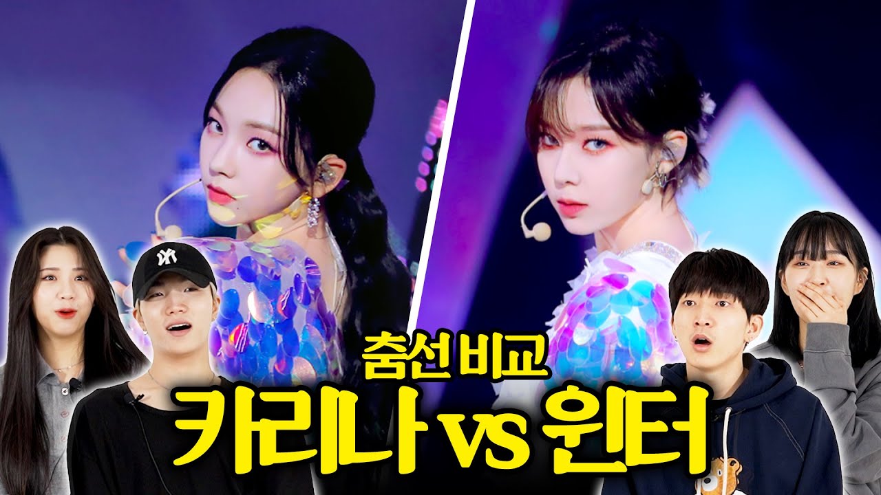 전문 댄서들이 본 에스파 카리나 vs 윈터 춤선 비교