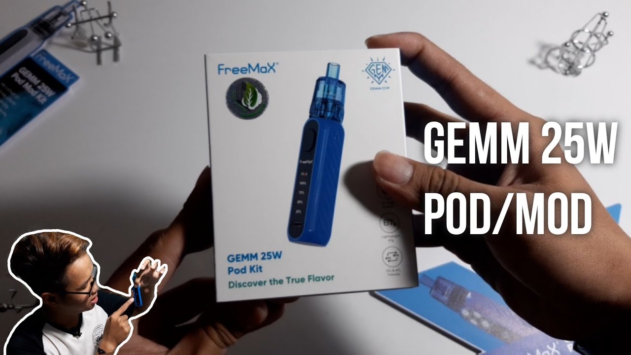 FREEMAX GEMM 25W POD KIT - REVIEW INDONESIA