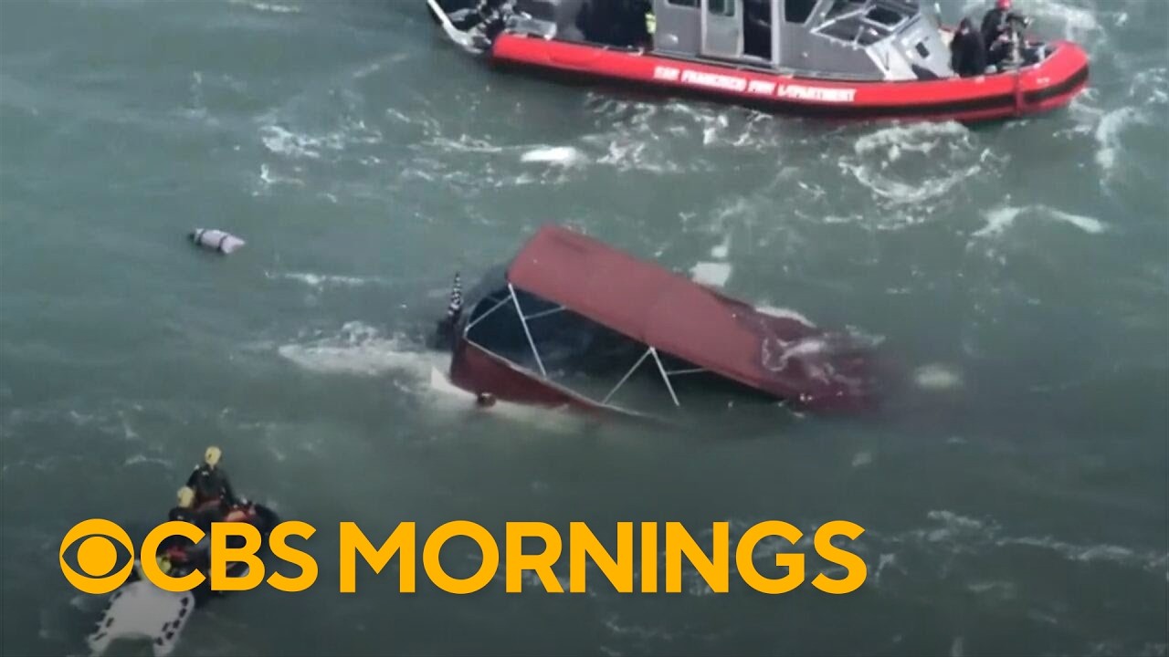 1 person dead, 3 missing after boat sinks near Alcatraz Island in San Francisco Bay