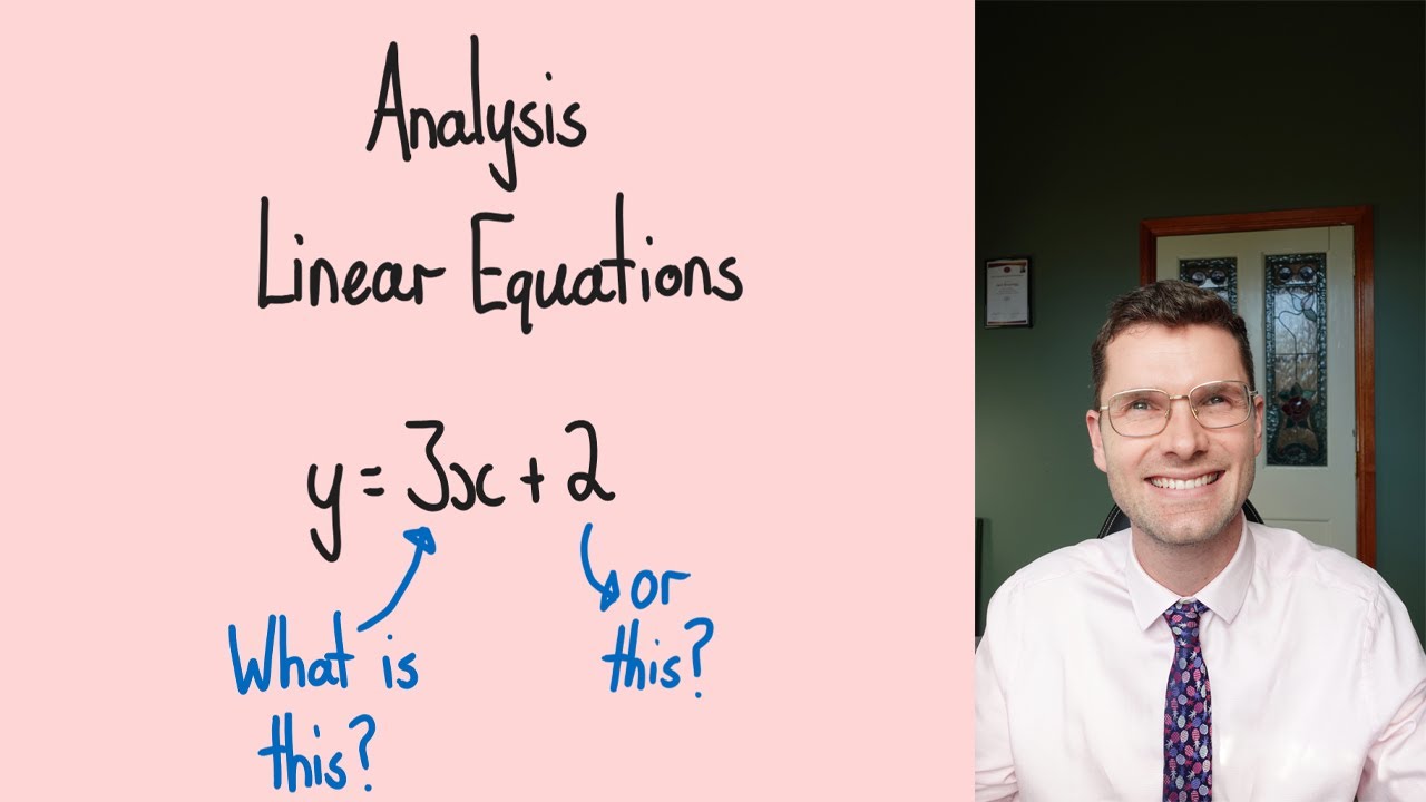 2) Finding the Gradient and y-intercept from an Equation