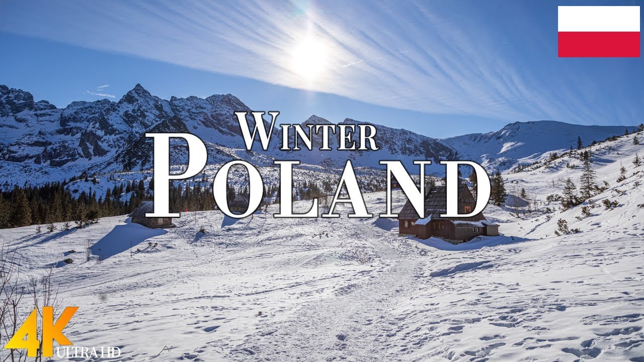 Winter Poland 4K Ultra HD &bull; Enchanting Winter Poland, Scenic Relaxation Film with Calming Music.