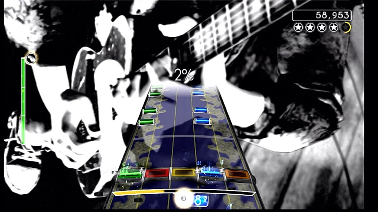 Black Hole Sun - Soundgarden Guitar FC (RB1) Rock Band PlayStation 2 HD Gameplay