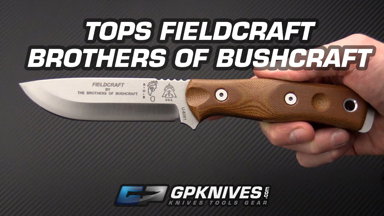 TOPS Knives Brother of Bushcraft Fieldcraft Knife Overview