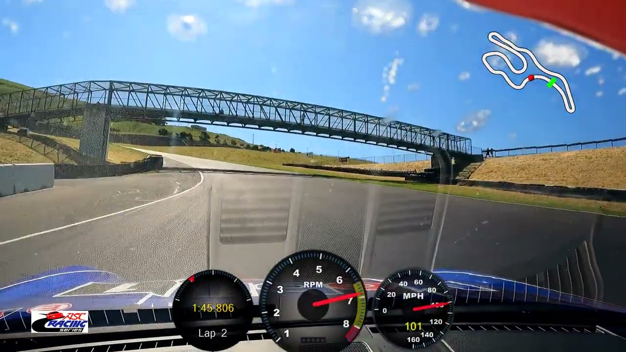 SVRA SpeedTour 2024 - Sonoma Raceway Race 2 Start - Porsche GT3 Cup