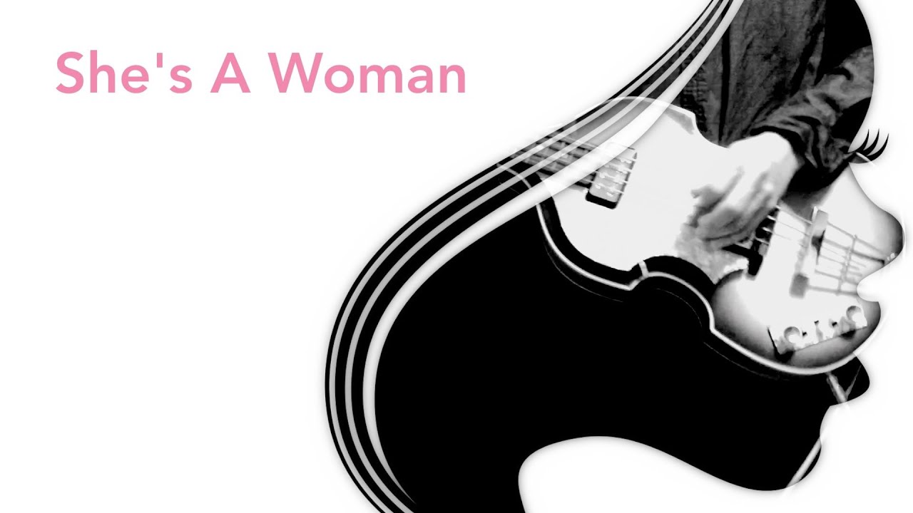 She's A Woman - The Beatles karaoke cover