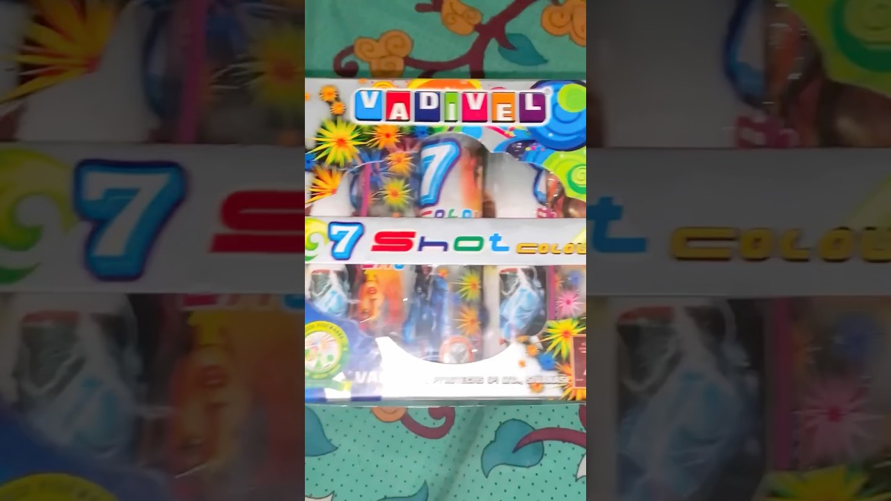 🔥 Vadivel 7 Shot Skyshot Testing | Diwali Crackers 2025 🎇 | Cracker Zone