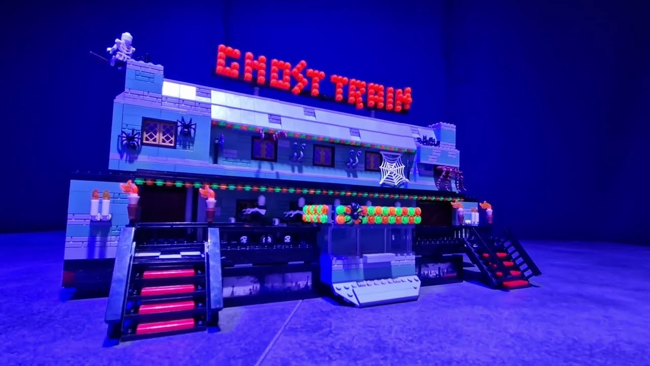 LetsGoRides Ghost Train *** Manège / Attraction Foraine en Lego ***