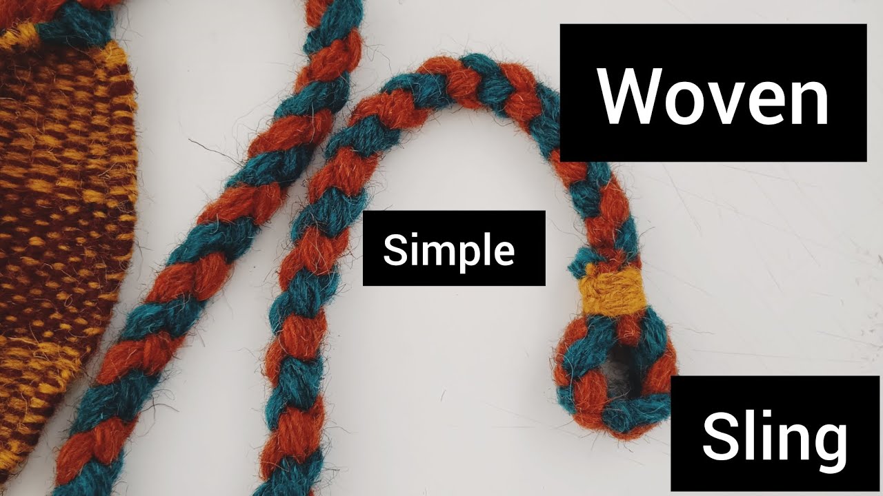 make a simple, woven sling