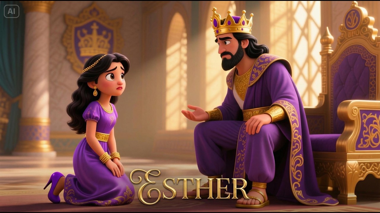 A História de Ester: A Rainha que Deus Usou para Mudar o Destino de um Povo | Animação Bíblica