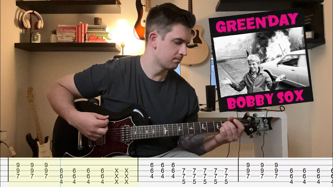 Bobby Sox (Green Day) │ Guitar cover with On Screen Tabs!