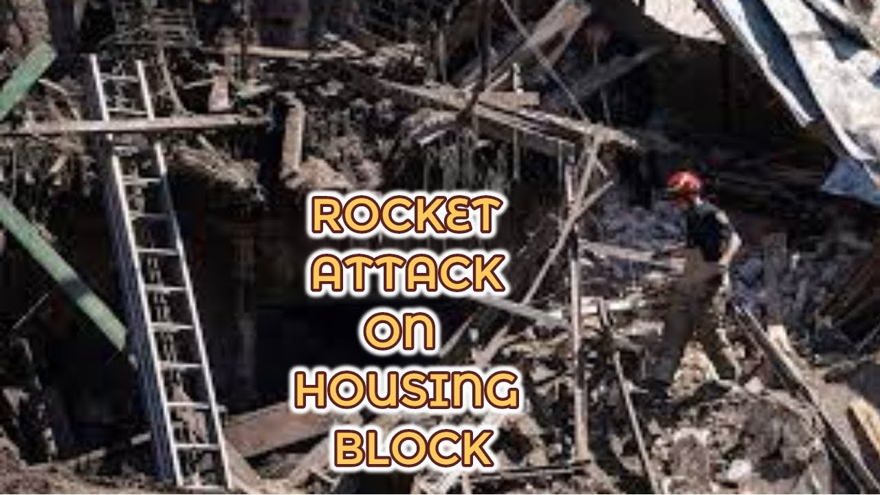 Russian rocket attack on Donetsk housing block Leads to 24 deaths #putin #usa #uk #ukrainewar #nato