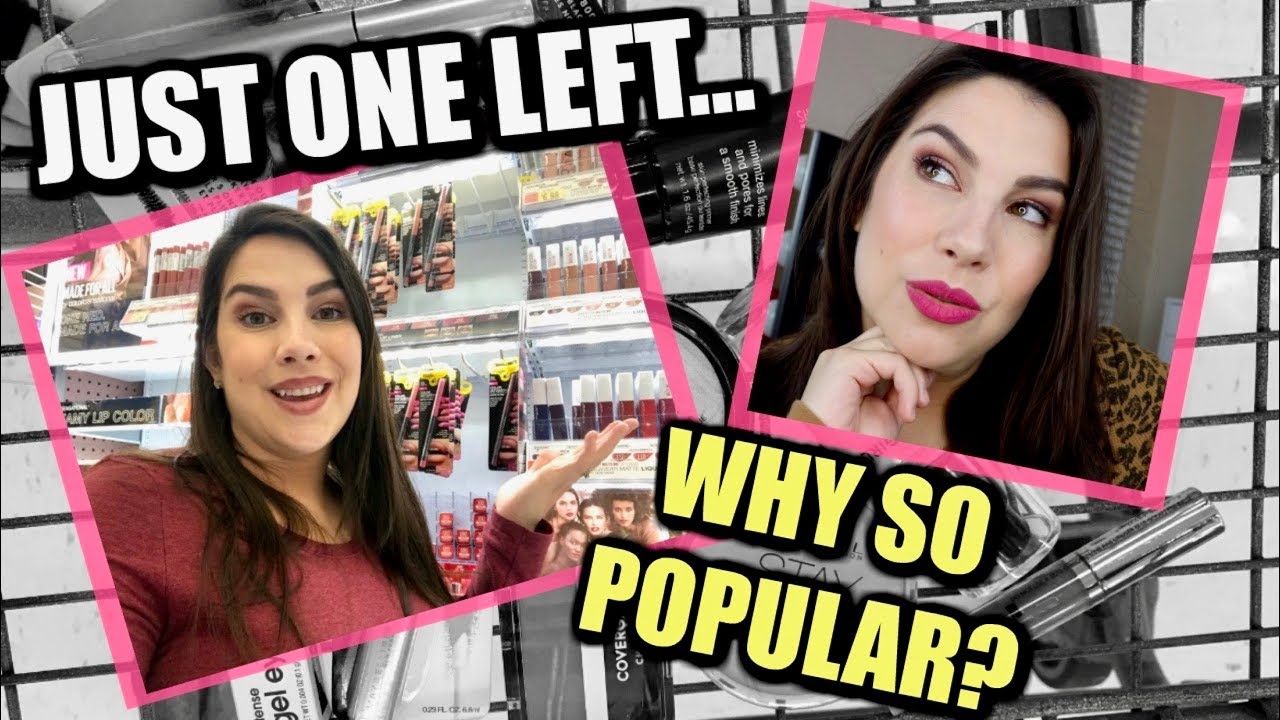 BUYING & APPLYING My Local Walmart's MOST PICKED-OVER MAKEUP