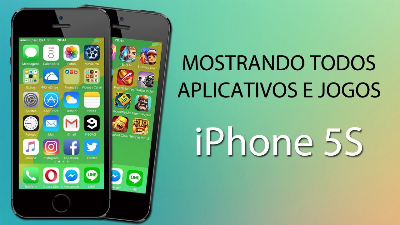 Todos os JOGOS e APLICATIVOS do meu iPhone 5S