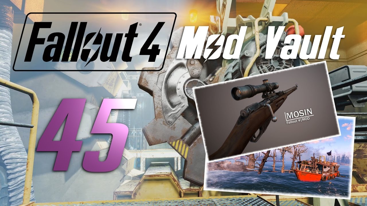 FALLOUT 4: Mod Vault #45 : Mosin Nagant - Sniper Rifle