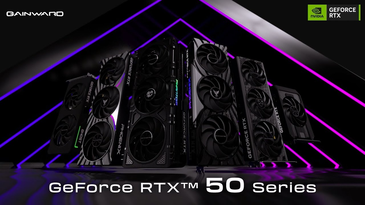 Gainward GeForce RTX 50 Series Lineup: Powering AI, Gaming, and Creative Work