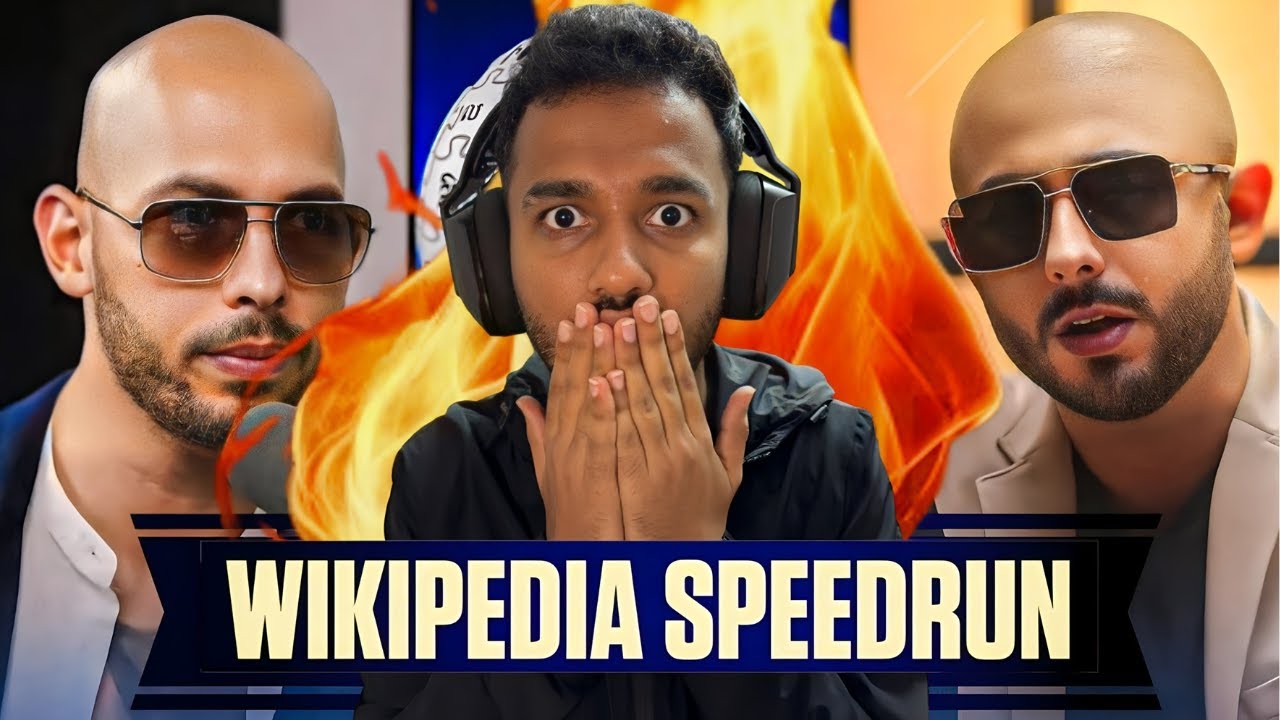 Finding Andrew Tate from Carryminati through WIKIPEDIA SURFING