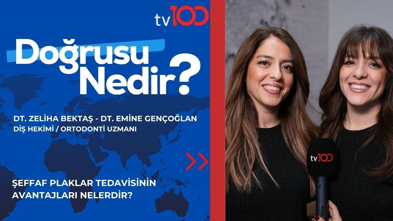 ŞEFFAF PLAKLAR TEDAVİSİNİN AVANTAJLARI NELERDİR? | DT. ZELİHA BEKTAŞ | DT. EMİNE GENÇOĞLAN | TV100