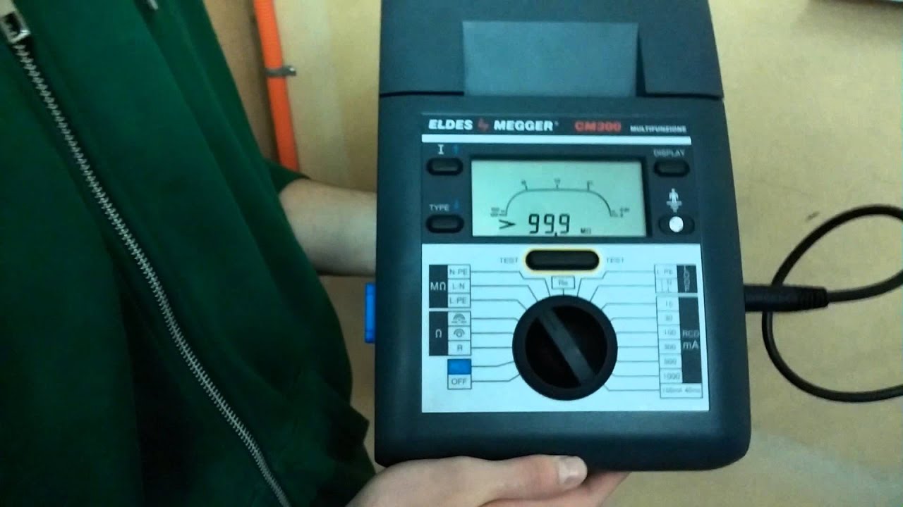 Misura della resistenza di isolamento