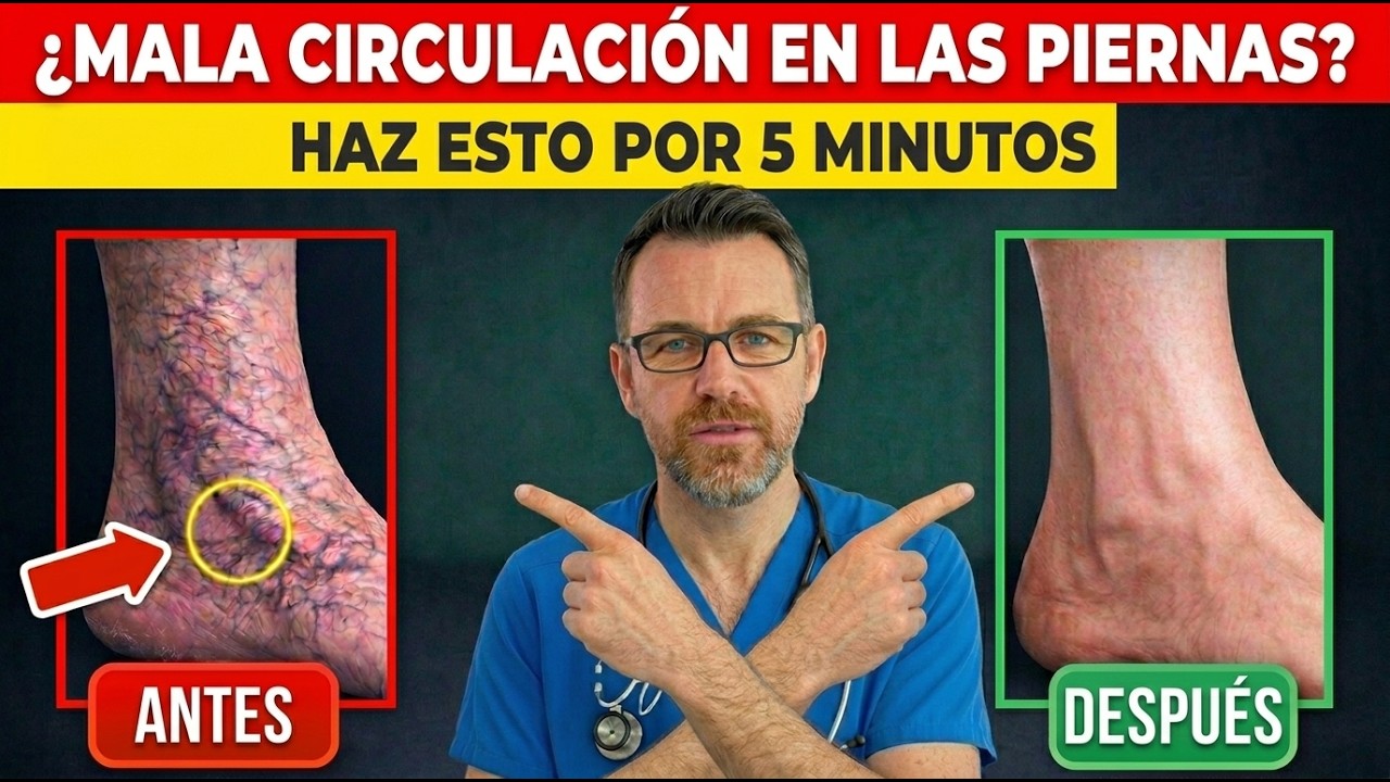 ¿Piernas frías o hinchadas? 3 ejercicios rápidos para una circulación perfecta