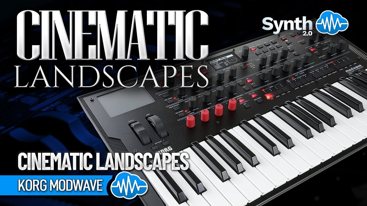 KORG MODWAVE ♫ 40 Custom Sounds ► CINEMATIC LANDSCAPES SOUND BANK