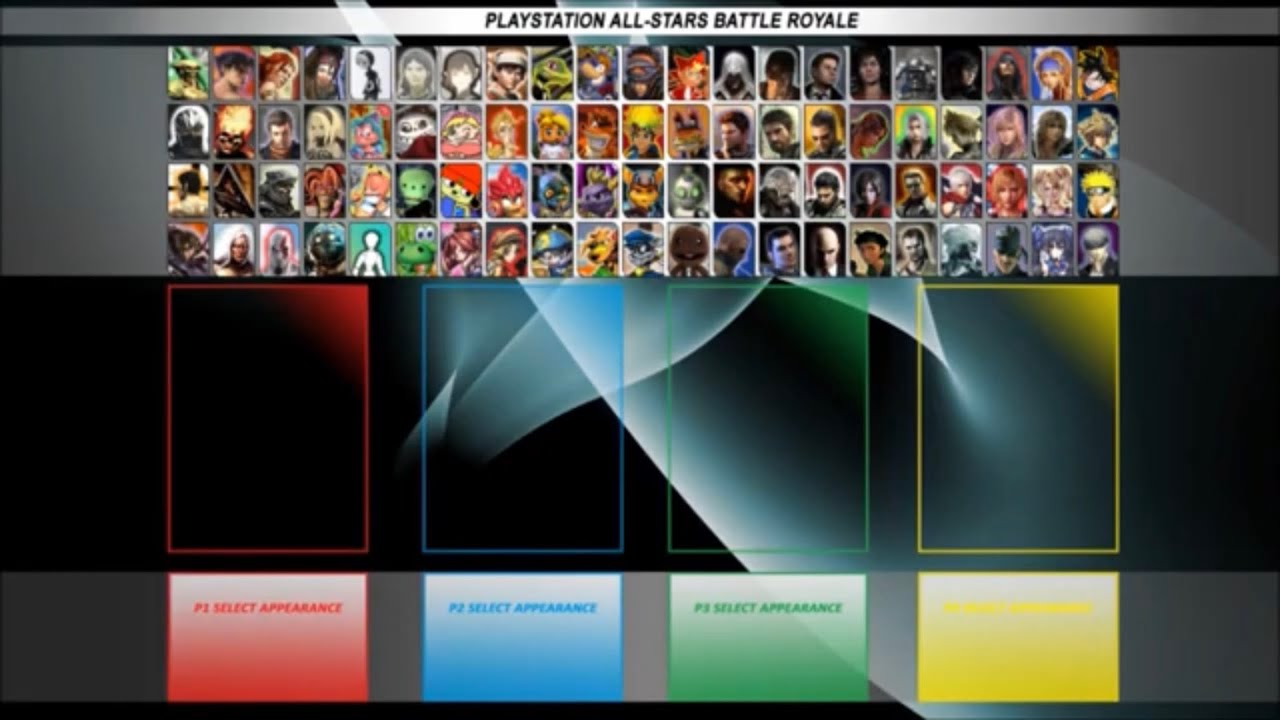 PlayStation All-Stars: Battle Royale - Concept Roster And Stages (Re-Upload)