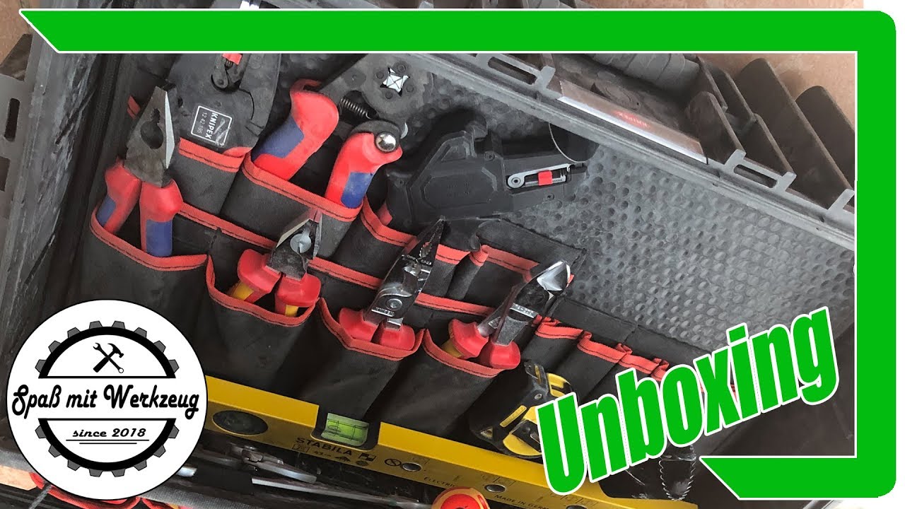 KNIPEX Robust 45 🛠 Elektriker Koffer - Baustellen Trolly 🛠 Unboxing