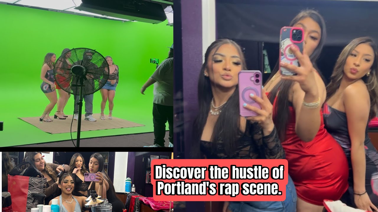 Discover The Hustle of Portland's Rap Scene | Rap Song Shooting Time | Official Music Video BTS