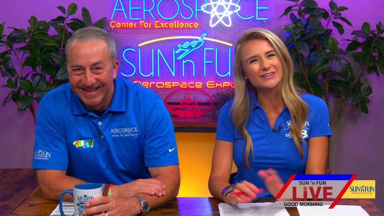 SUN 'n FUN Live Today - Monday, March 31. With Gene Conrad and Amanda Holly from Lakeland, FL.