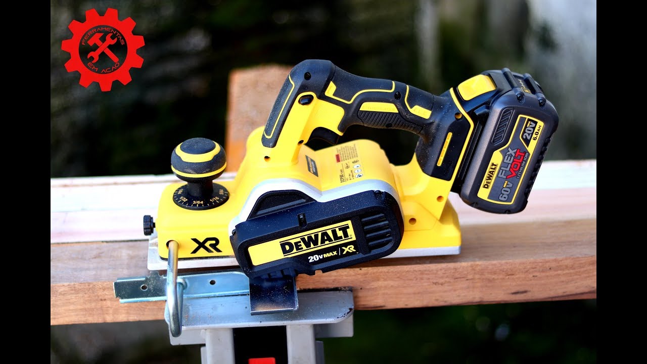 Não Compre Plaina Antes De Ver Este Vídeo!!! Plaina a Bateria 20v DeWALT DCP580 BRUSHLESS