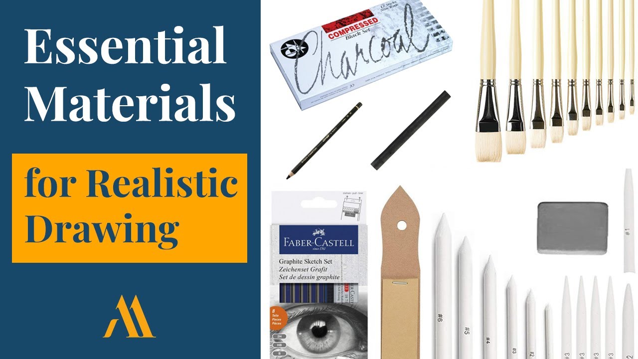 Essential Tools and Materials for Pencil and Charcoal Realistic Drawing